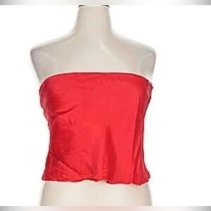 L'academie los angeles Women Red Tube Top Small